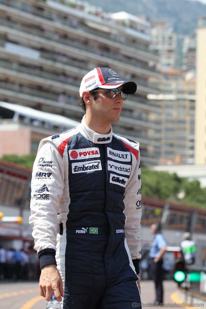 GP MONACO, 26.05.2012-  Qualifiche, Bruno Senna (BRA) Williams F1 Team FW34 