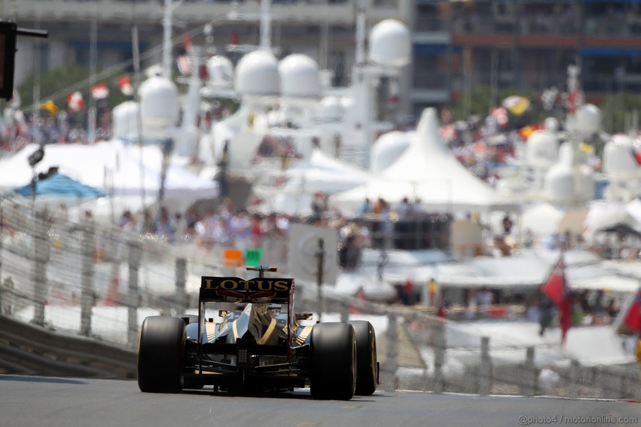 GP MONACO, 26.05.2012-  Qualifiche, Kimi Raikkonen (FIN) Lotus F1 Team E20 