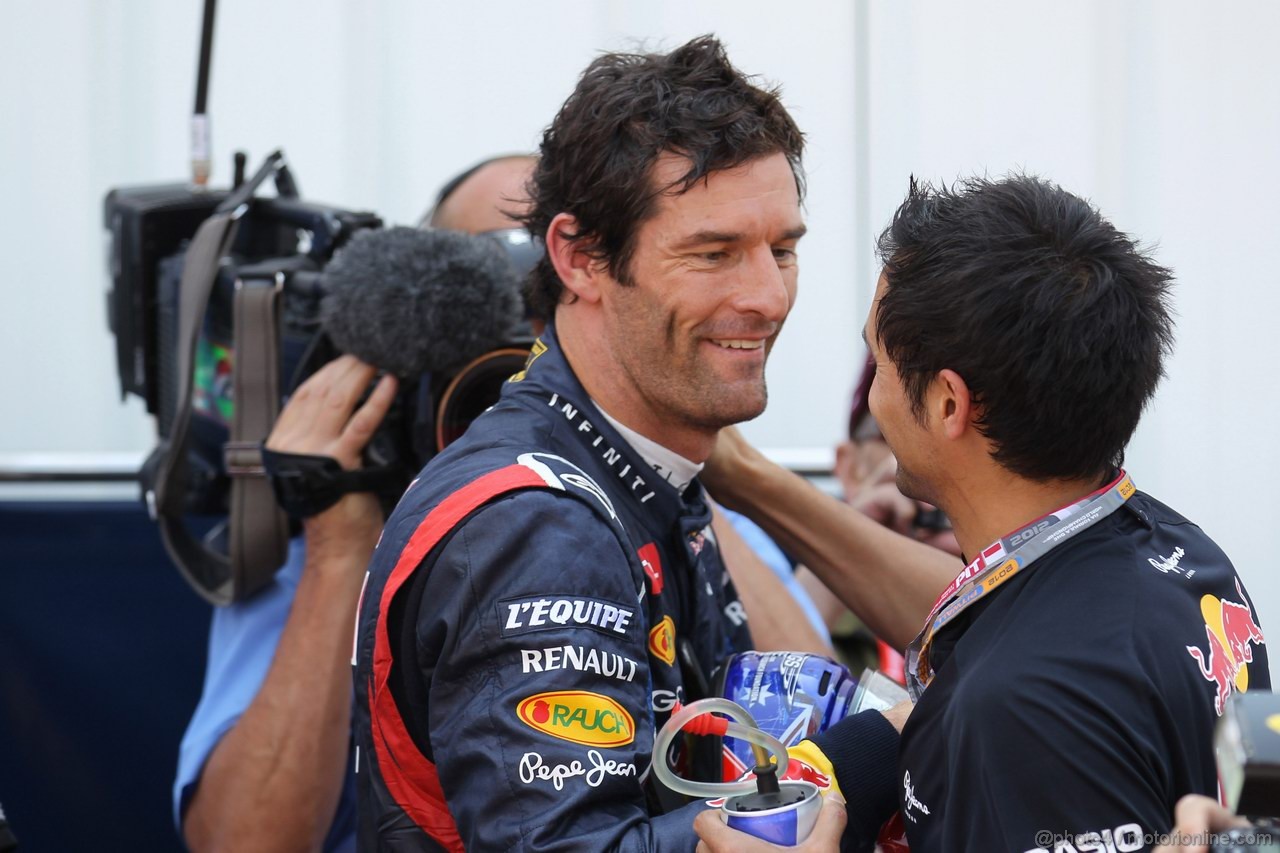 GP MONACO, 26.05.2012-  Qualifiche, Mark Webber (AUS) Red Bull Racing RB8 