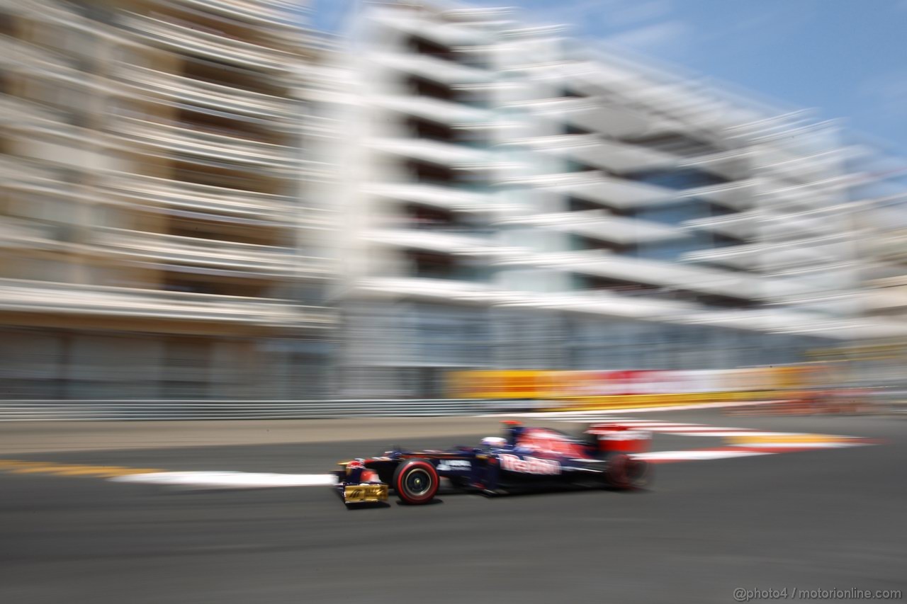 GP MONACO, 26.05.2012-  Qualifiche, Jean-Eric Vergne (FRA) Scuderia Toro Rosso STR7 