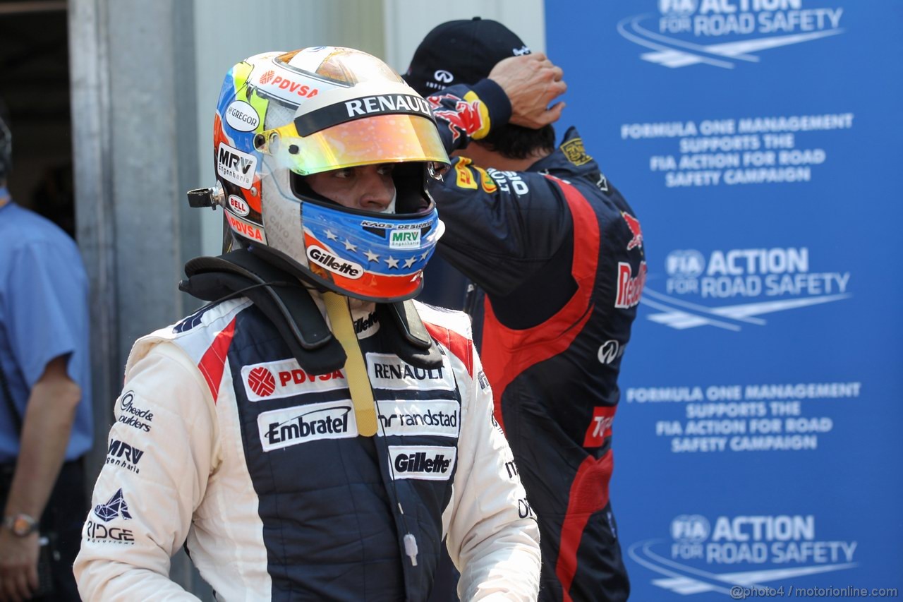 GP MONACO, 26.05.2012-  Qualifiche, Pastor Maldonado (VEN) Williams F1 Team FW34