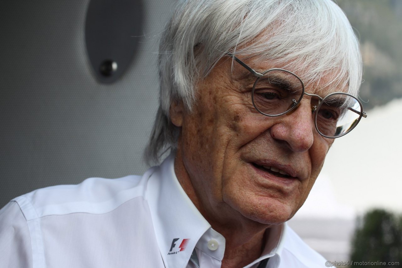 GP MONACO, 26.05.2012-  Qualifiche, Bernie Ecclestone (GBR), President e CEO of Formula One Management  