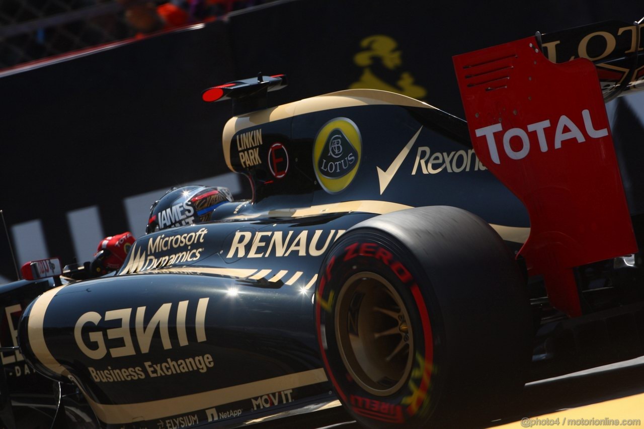 GP MONACO, 26.05.2012-  Qualifiche, Kimi Raikkonen (FIN) Lotus F1 Team E20