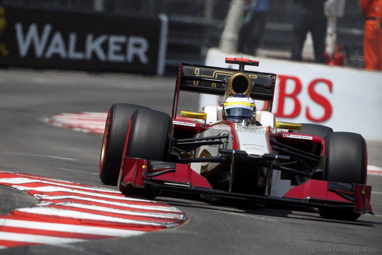 GP MONACO, 26.05.2012-  Qualifiche, Pedro de la Rosa (ESP) HRT Formula 1 Team F112 