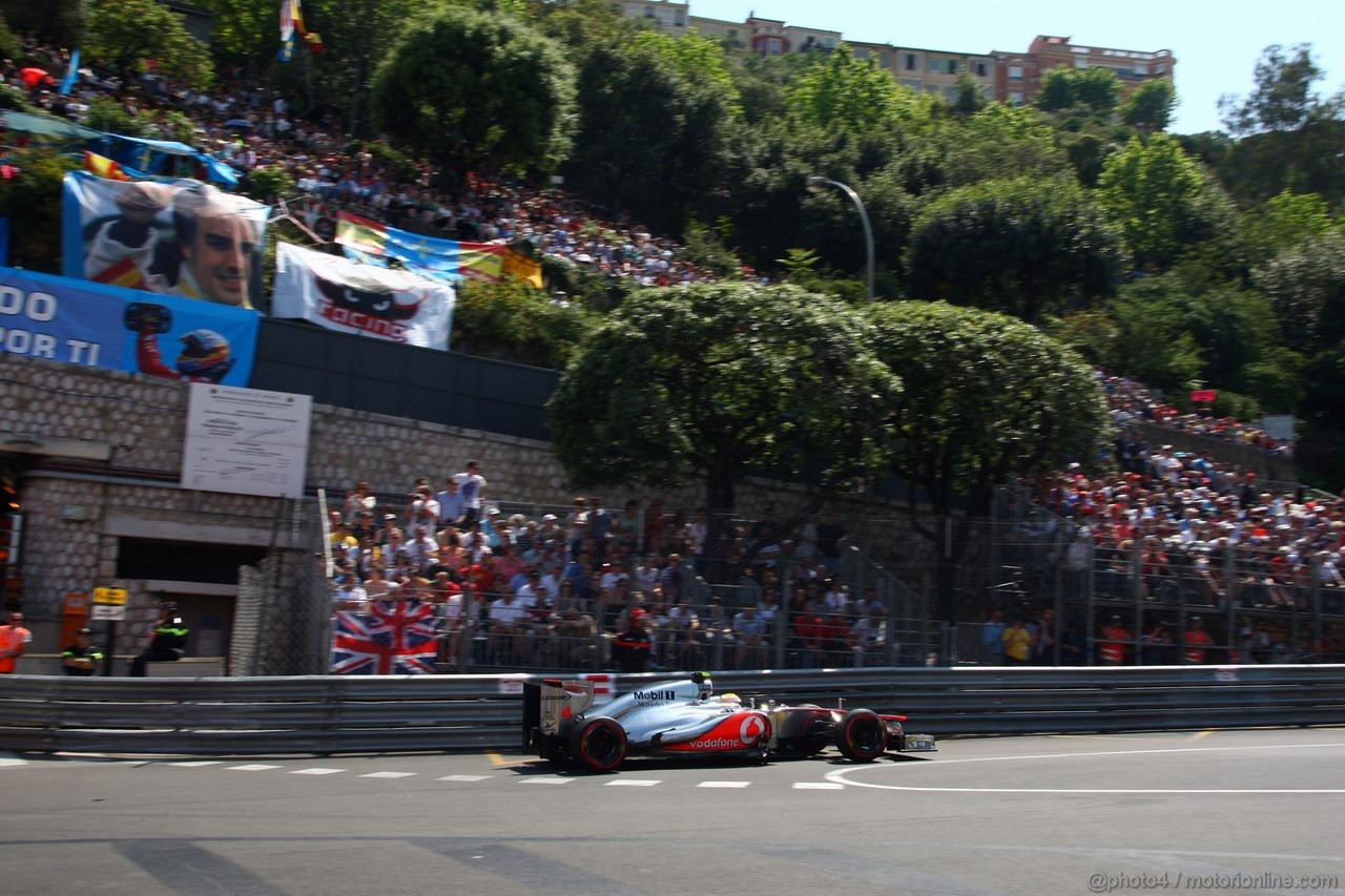 GP MONACO, 26.05.2012-  Qualifiche, Lewis Hamilton (GBR) McLaren Mercedes MP4-27