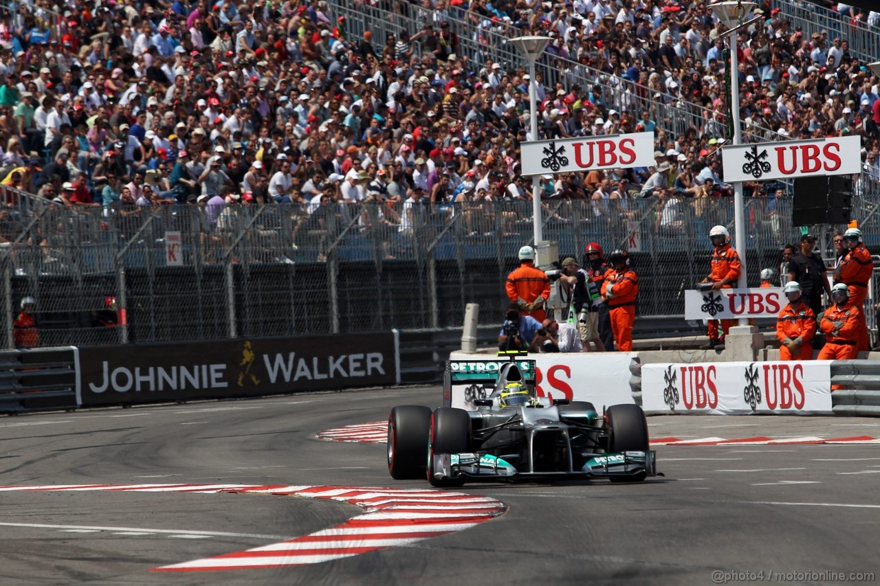 GP MONACO, 26.05.2012-  Qualifiche, Nico Rosberg (GER) Mercedes AMG F1 W03 