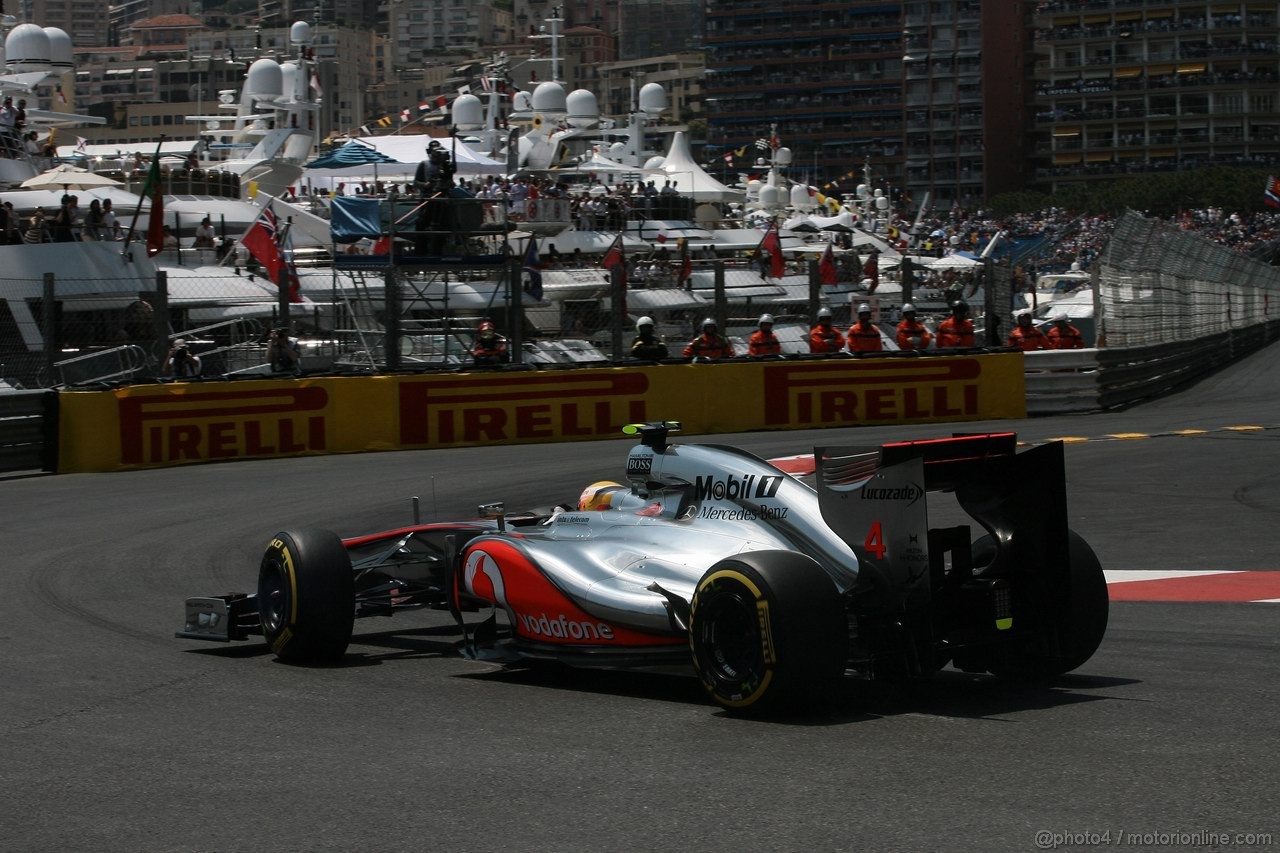 GP MONACO, 26.05.2012-  Qualifiche, Lewis Hamilton (GBR) McLaren Mercedes MP4-27