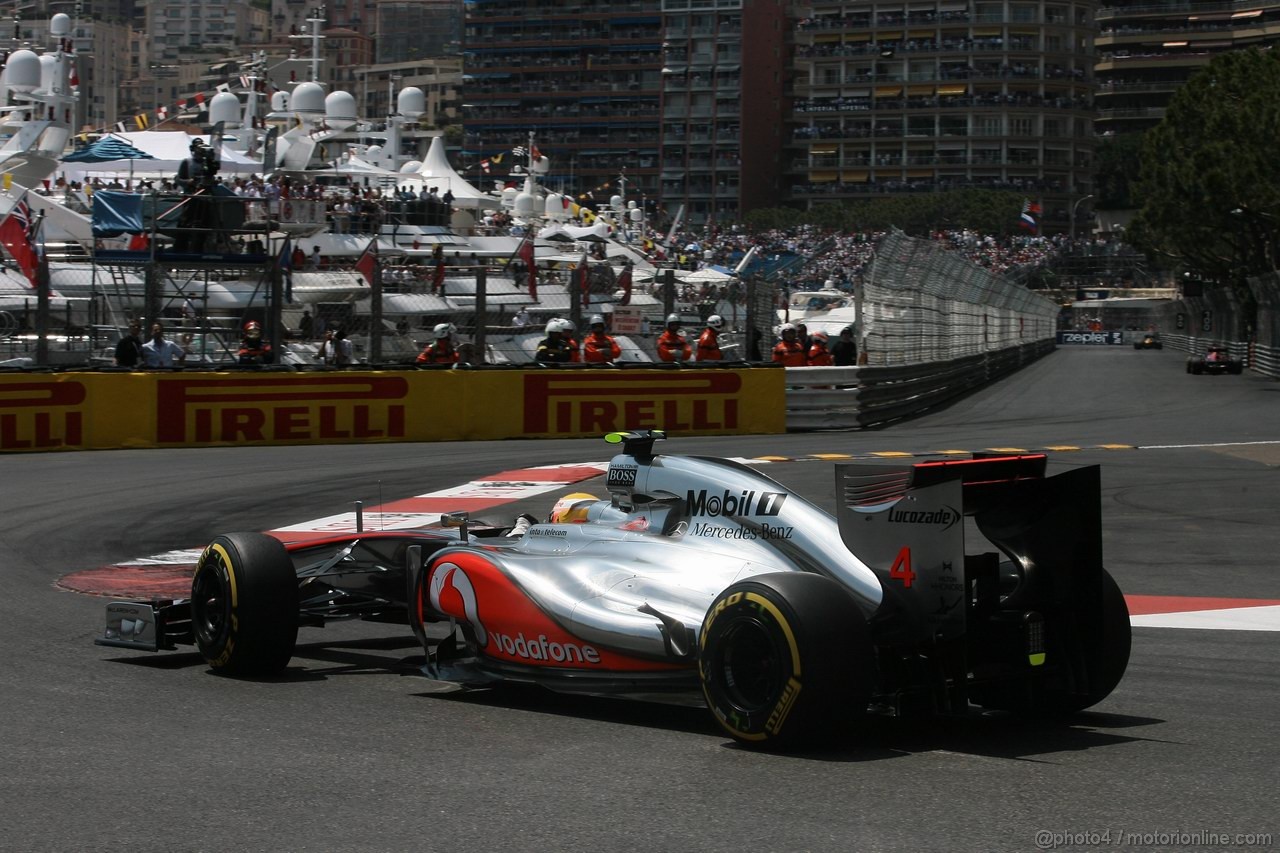 GP MONACO, 26.05.2012-  Qualifiche, Lewis Hamilton (GBR) McLaren Mercedes MP4-27