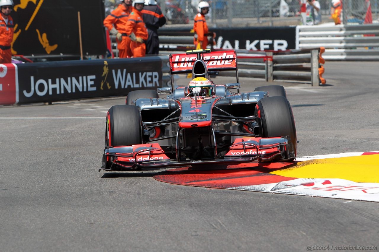 GP MONACO, 26.05.2012-  Qualifiche, Lewis Hamilton (GBR) McLaren Mercedes MP4-27 