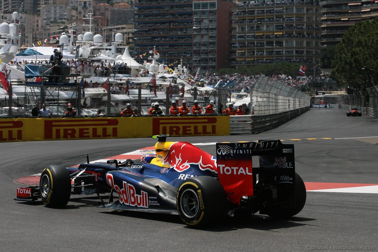 GP MONACO, 26.05.2012-  Qualifiche, Mark Webber (AUS) Red Bull Racing RB8 