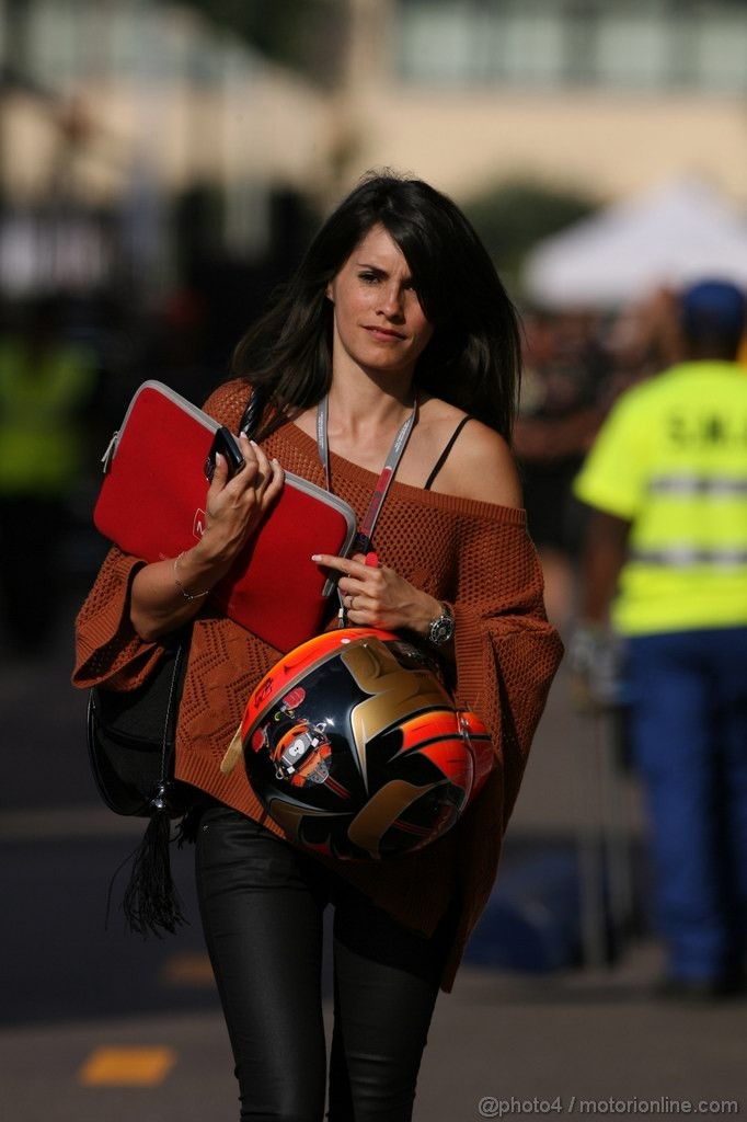 GP MONACO, 26.05.2012-  Marion Jolles (FRA) girlfriend of Romain Grosjean (FRA) 