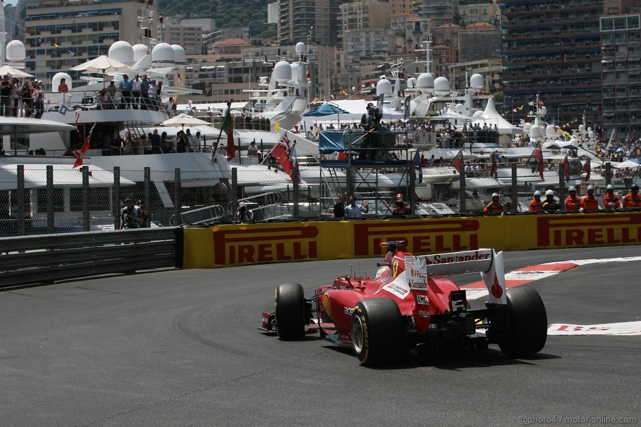 GP MONACO, 26.05.2012-  Fernando Alonso (ESP) Ferrari F2012 