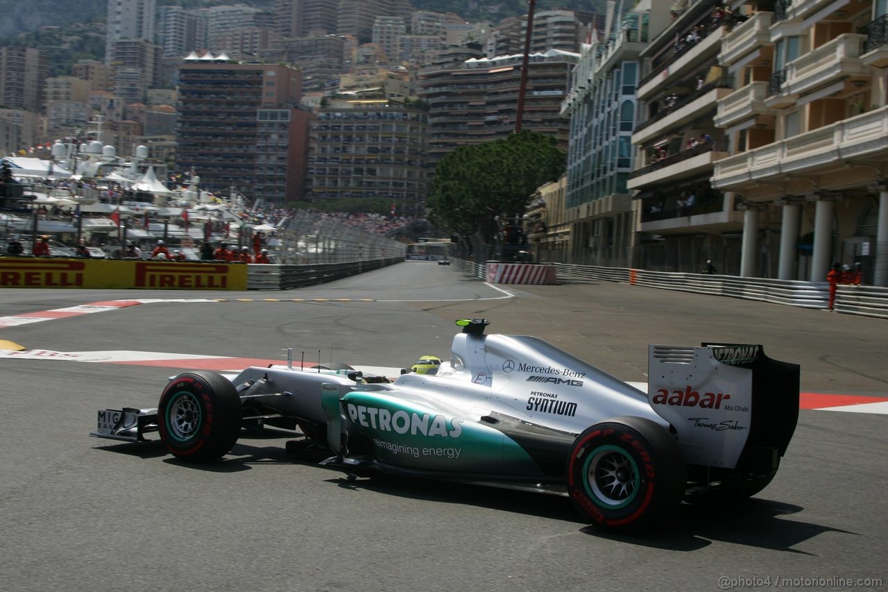 GP MONACO, 26.05.2012-  Nico Rosberg (GER) Mercedes AMG F1 W03 