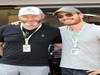 GP MONACO, 26.05.2012-  (L to R): Liam Cunningham (IRE) Actor e Michael Fassbender (IRE) Actor 