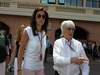 GP MONACO, 26.05.2012-  Qualifiche, Bernie Ecclestone (GBR), President e CEO of Formula One Management  e his fiance Fabiana Flosi (BRA), girlfriend of Bernie Ecclestone 
