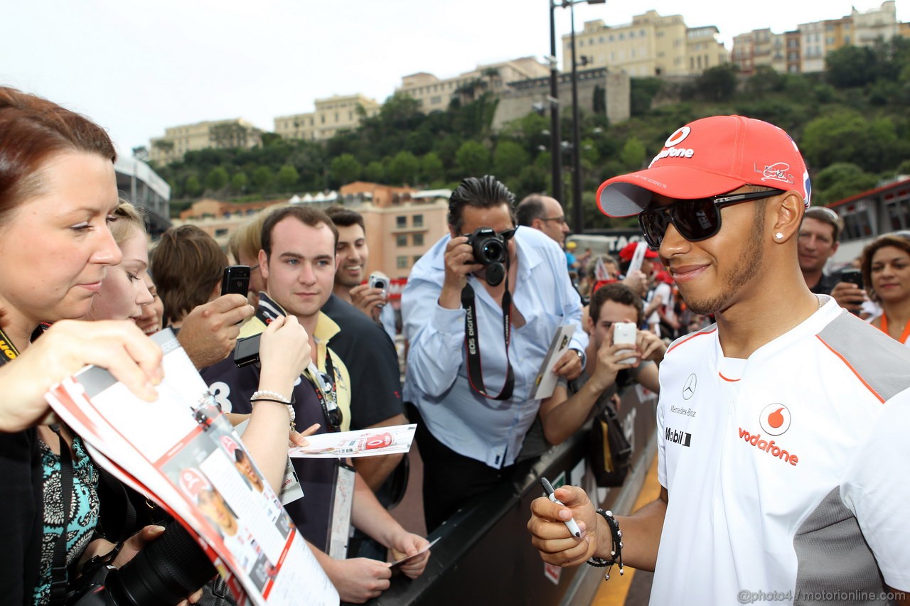GP MONACO, 25.05.2012- Lewis Hamilton (GBR) McLaren Mercedes MP4-27 