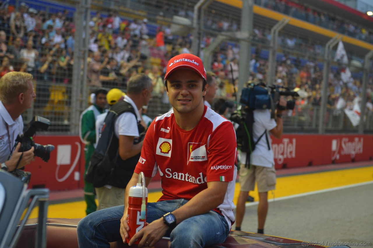 GP SINGAPORE, 23.09.2012 - Felipe Massa (BRA) Ferrari F2012