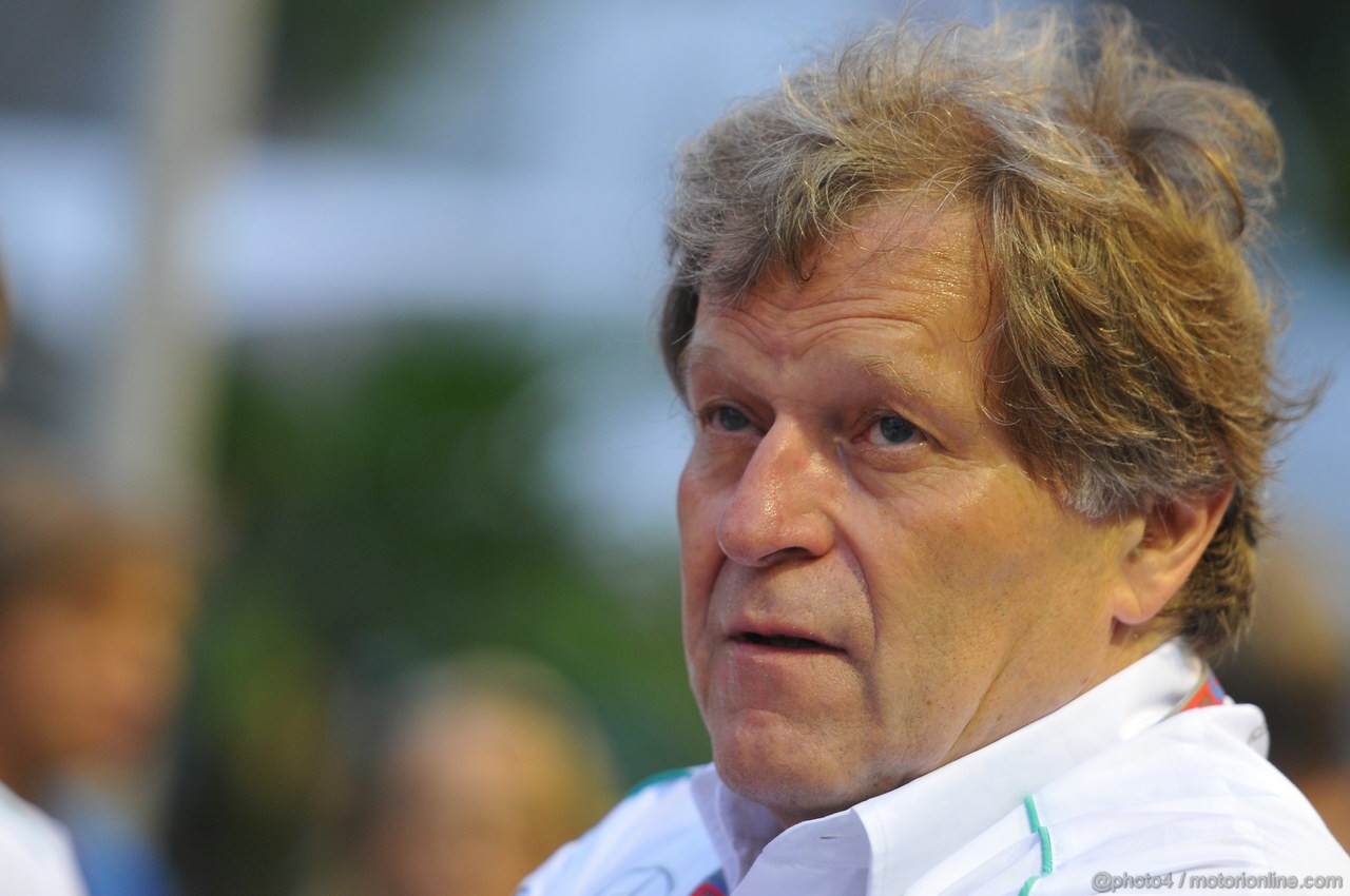 GP SINGAPORE, 23.09.2012 - Norbert Haug (GER), Mercedes Motorsport chief