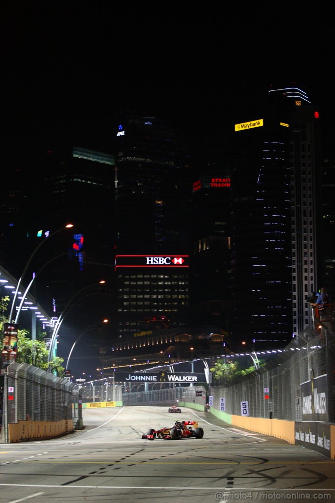 GP SINGAPORE, 23.09.2012 - Gara, Lewis Hamilton (GBR) McLaren Mercedes MP4-27