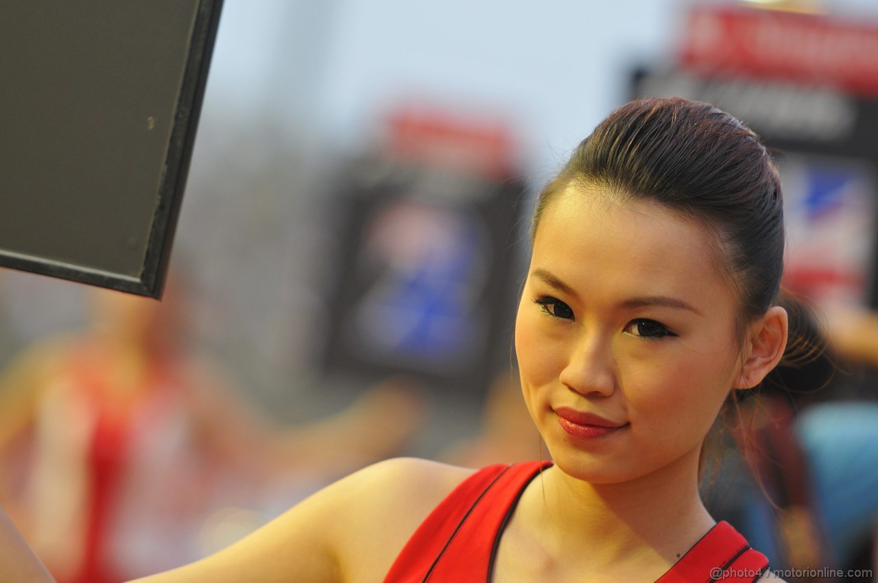 GP SINGAPORE, 23.09.2012 - Gara, the grid grils