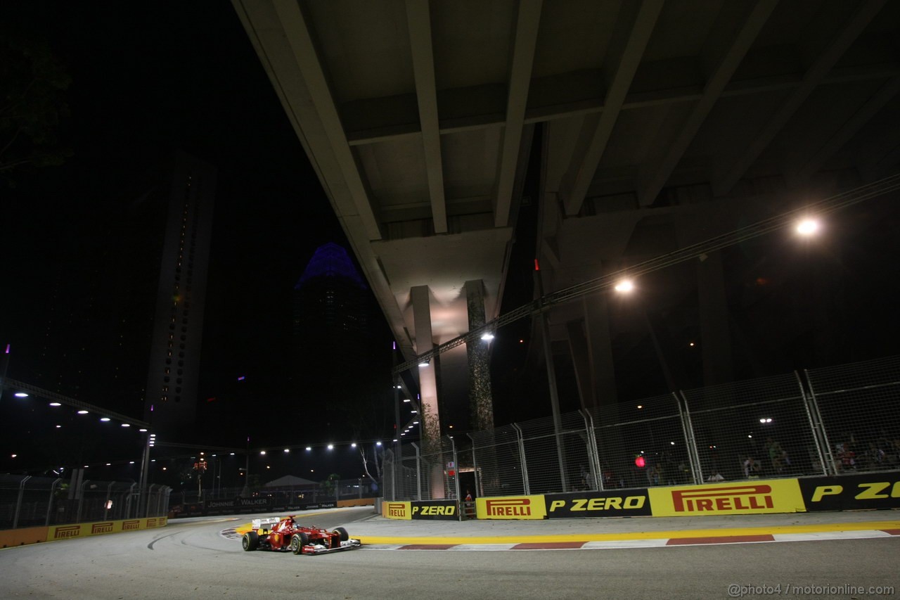 GP SINGAPORE, 23.09.2012 - Gara, Fernando Alonso (ESP) Ferrari F2012