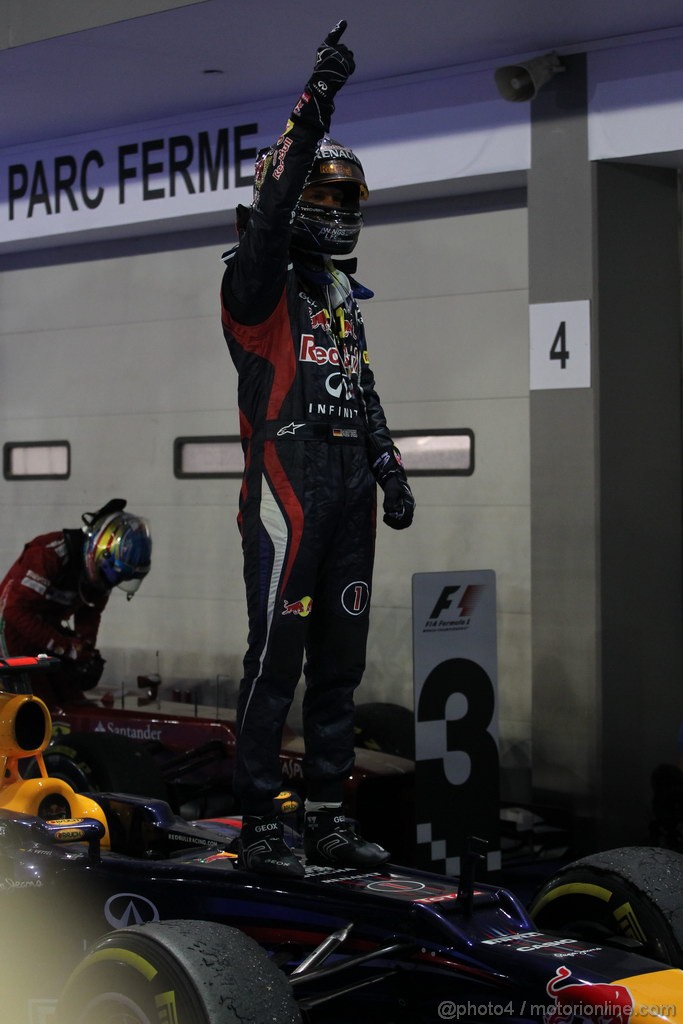 GP SINGAPORE, 23.09.2012 - Gara, Sebastian Vettel (GER) Red Bull Racing RB8