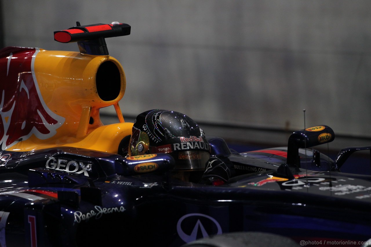 GP SINGAPORE, 23.09.2012 - Gara, Sebastian Vettel (GER) Red Bull Racing RB8