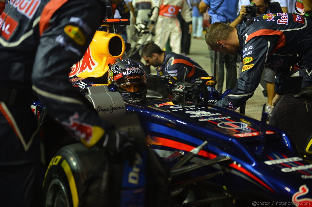 GP SINGAPORE, 23.09.2012 - Gara, Sebastian Vettel (GER) Red Bull Racing RB8