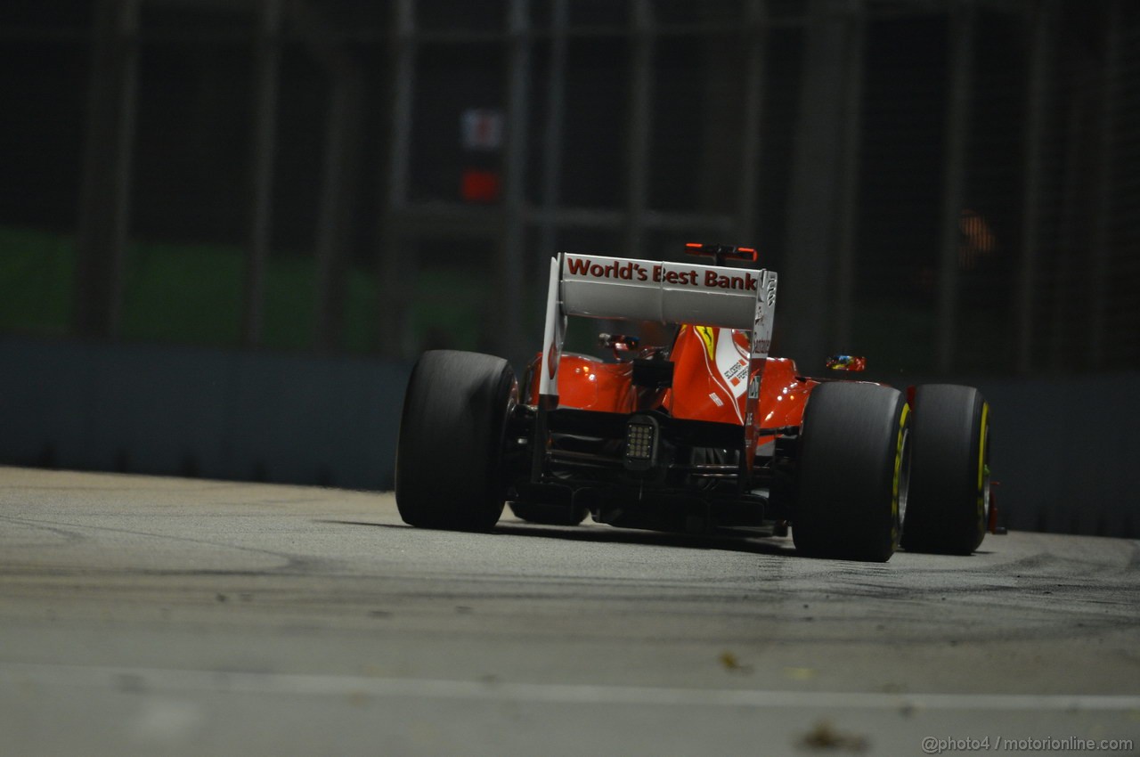 GP SINGAPORE, 23.09.2012 - Gara, Fernando Alonso (ESP) Ferrari F2012