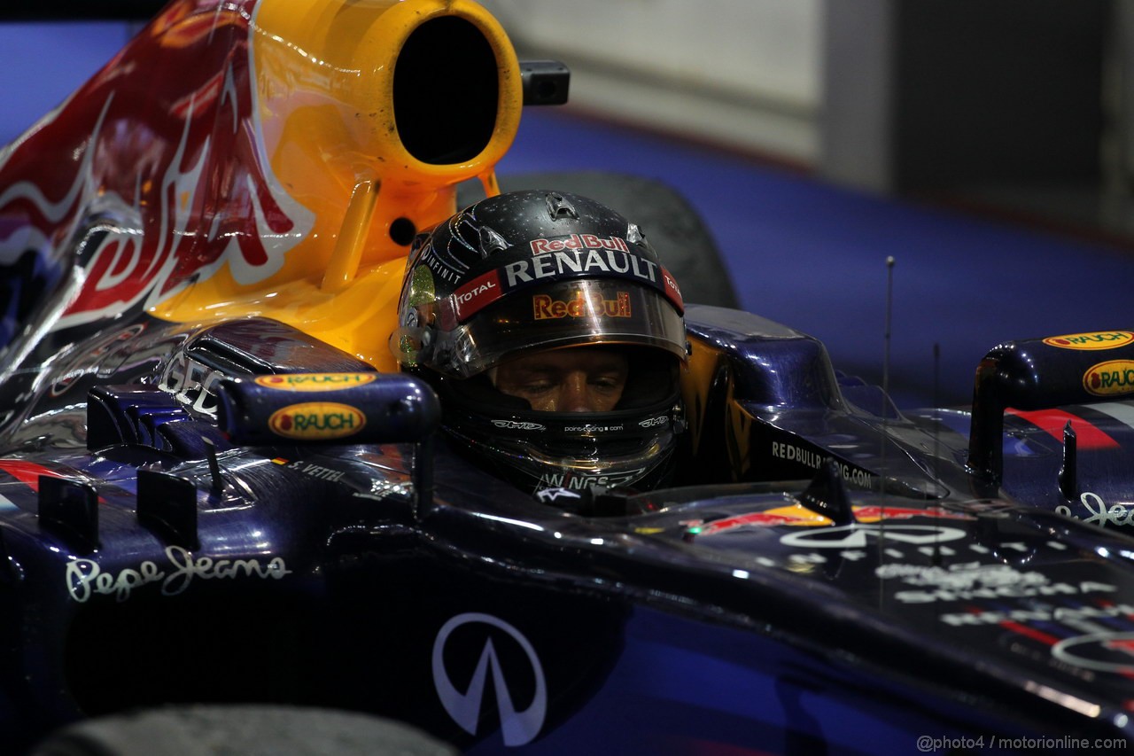 GP SINGAPORE, 23.09.2012 - Gara, Sebastian Vettel (GER) Red Bull Racing RB8