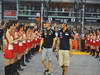 GP SINGAPORE, 23.09.2012 - Romain Grosjean (FRA) Lotus F1 Team E20 e Jean-Eric Vergne (FRA) Scuderia Toro Rosso STR7