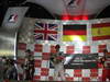 GP SINGAPORE, 23.09.2012 - Podium: winner Sebastian Vettel (GER) Red Bull Racing RB8, 2nd Jenson Button (GBR) McLaren Mercedes MP4-27, 3rd Fernando Alonso (ESP) Ferrari F2012