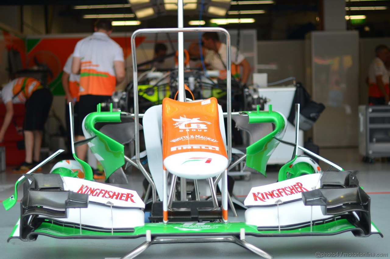 GP SINGAPORE, Paul di Resta (GBR) Sahara Force India F1 Team VJM05 front wing detail