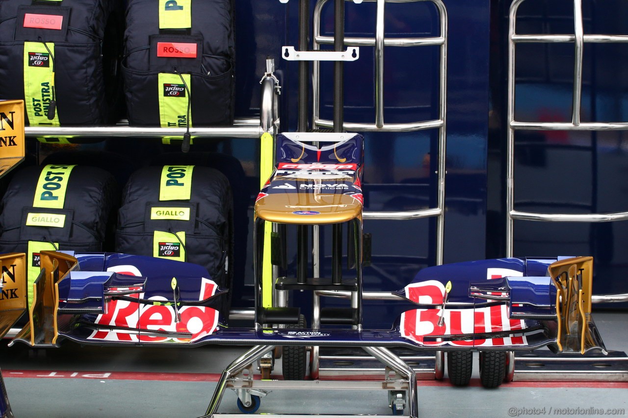 GP SINGAPORE, Jean-Eric Vergne (FRA) Scuderia Toro Rosso STR7 tech detail