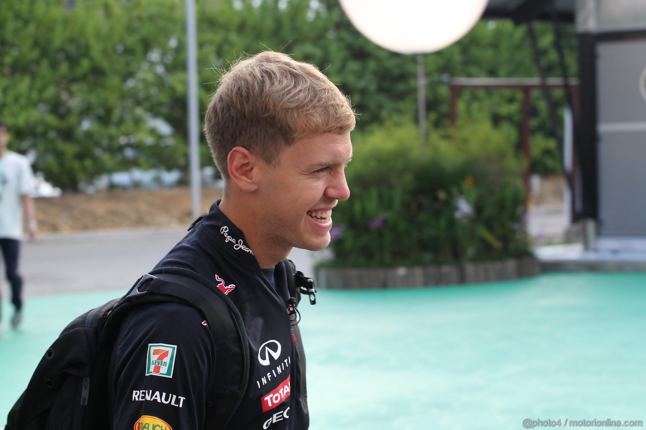 GP SINGAPORE, 20.09.2012 - Sebastian Vettel (GER) Red Bull Racing RB8