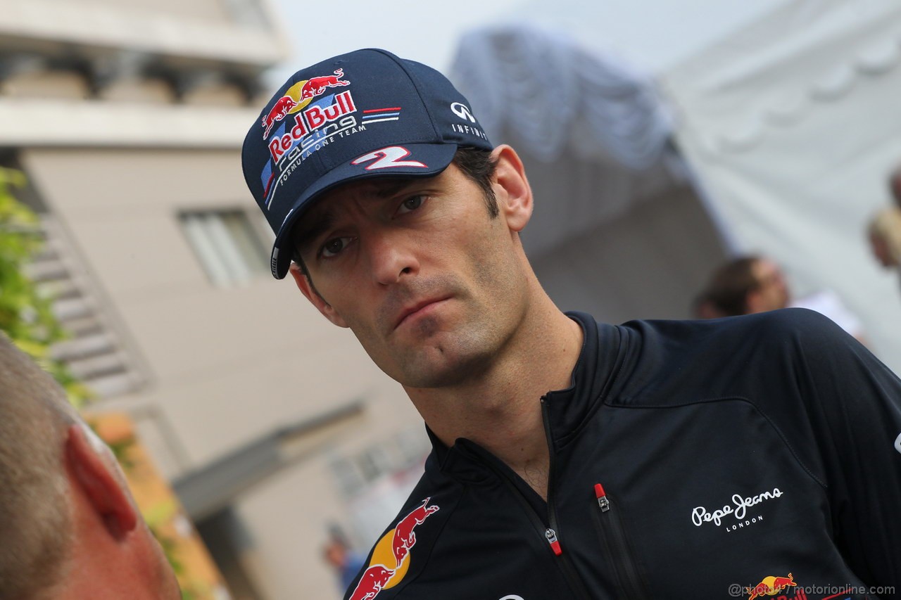 GP SINGAPORE, 20.09.2012 - Mark Webber (AUS) Red Bull Racing RB8