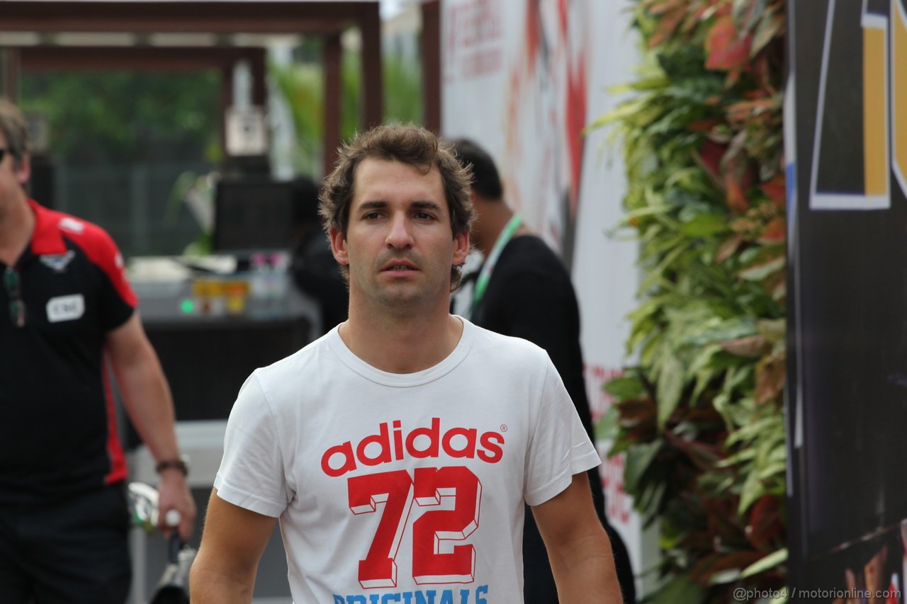 GP SINGAPORE, 20.09.2012 - Timo Glock (GER) Marussia F1 Team MR01