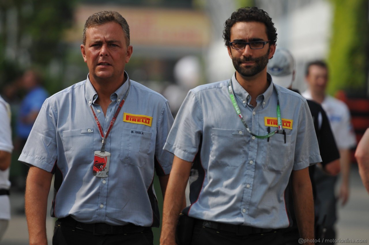GP SINGAPORE, 20.09.2012 - Mario Isola (ITA), Sporting Director Pirelli