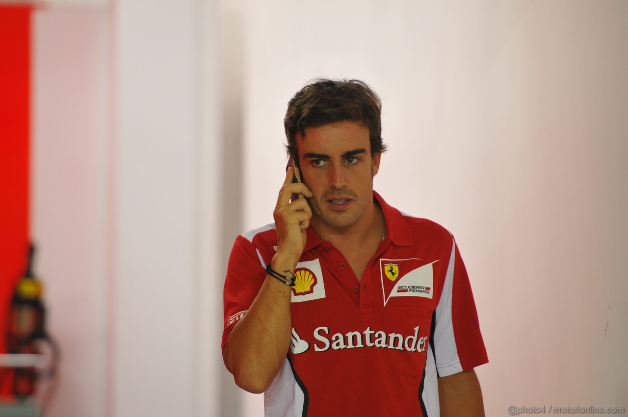 GP SINGAPORE, 20.09.2012 - Fernando Alonso (ESP) Ferrari F2012