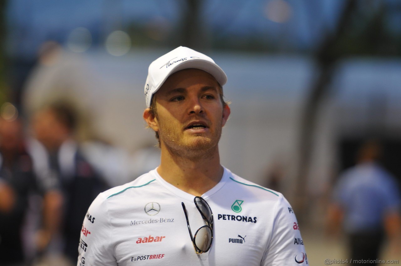 GP SINGAPORE, 20.09.2012 - Nico Rosberg (GER) Mercedes AMG F1 W03