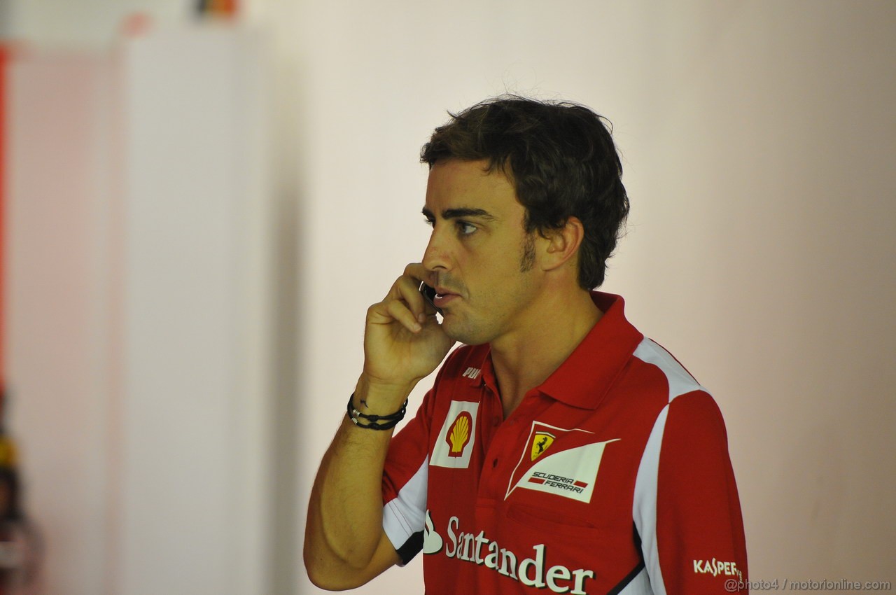 GP SINGAPORE, 20.09.2012 - Fernando Alonso (ESP) Ferrari F2012