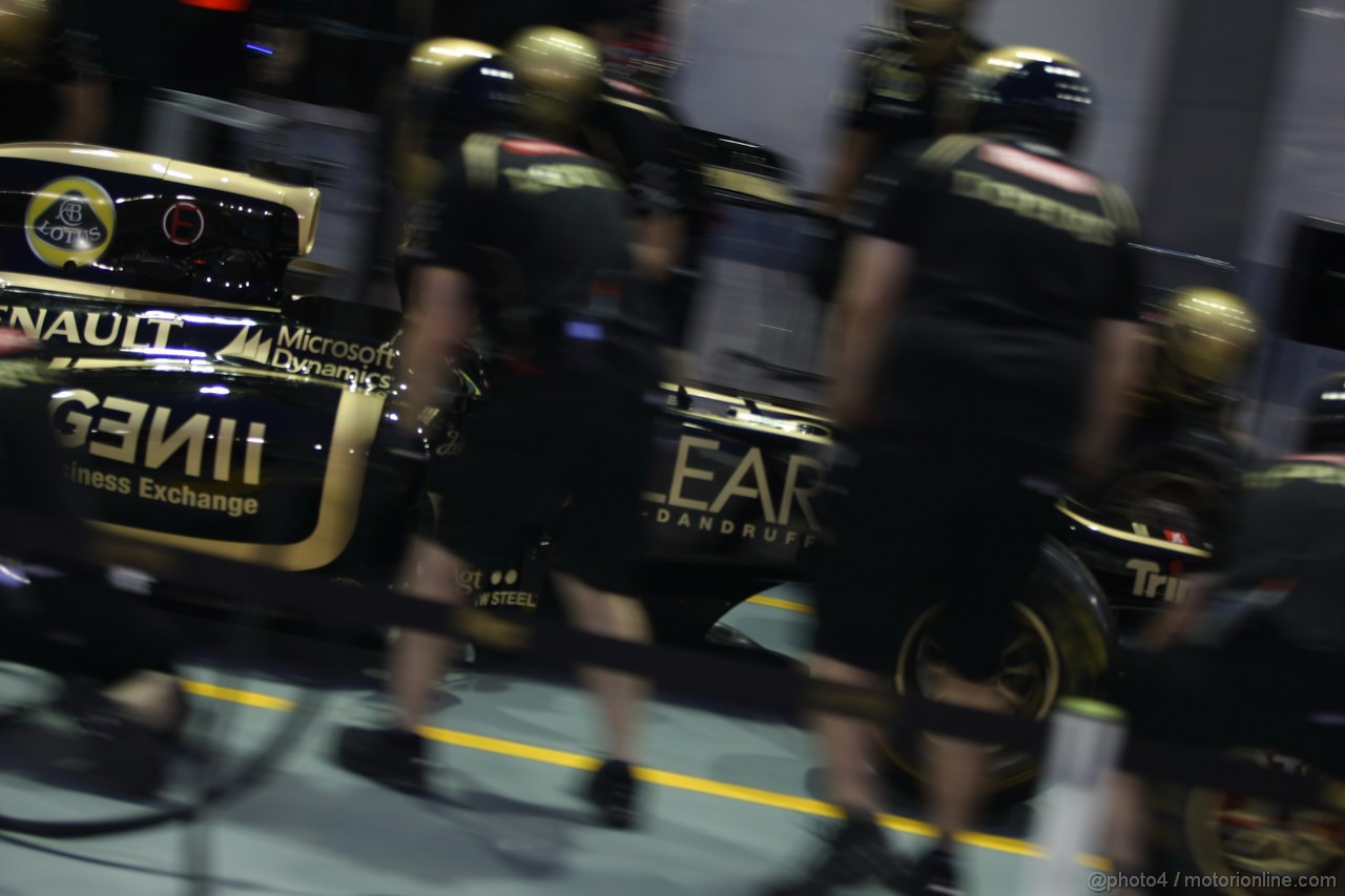GP SINGAPORE, 20.09.2012 - Kimi Raikkonen (FIN) Lotus F1 Team E20