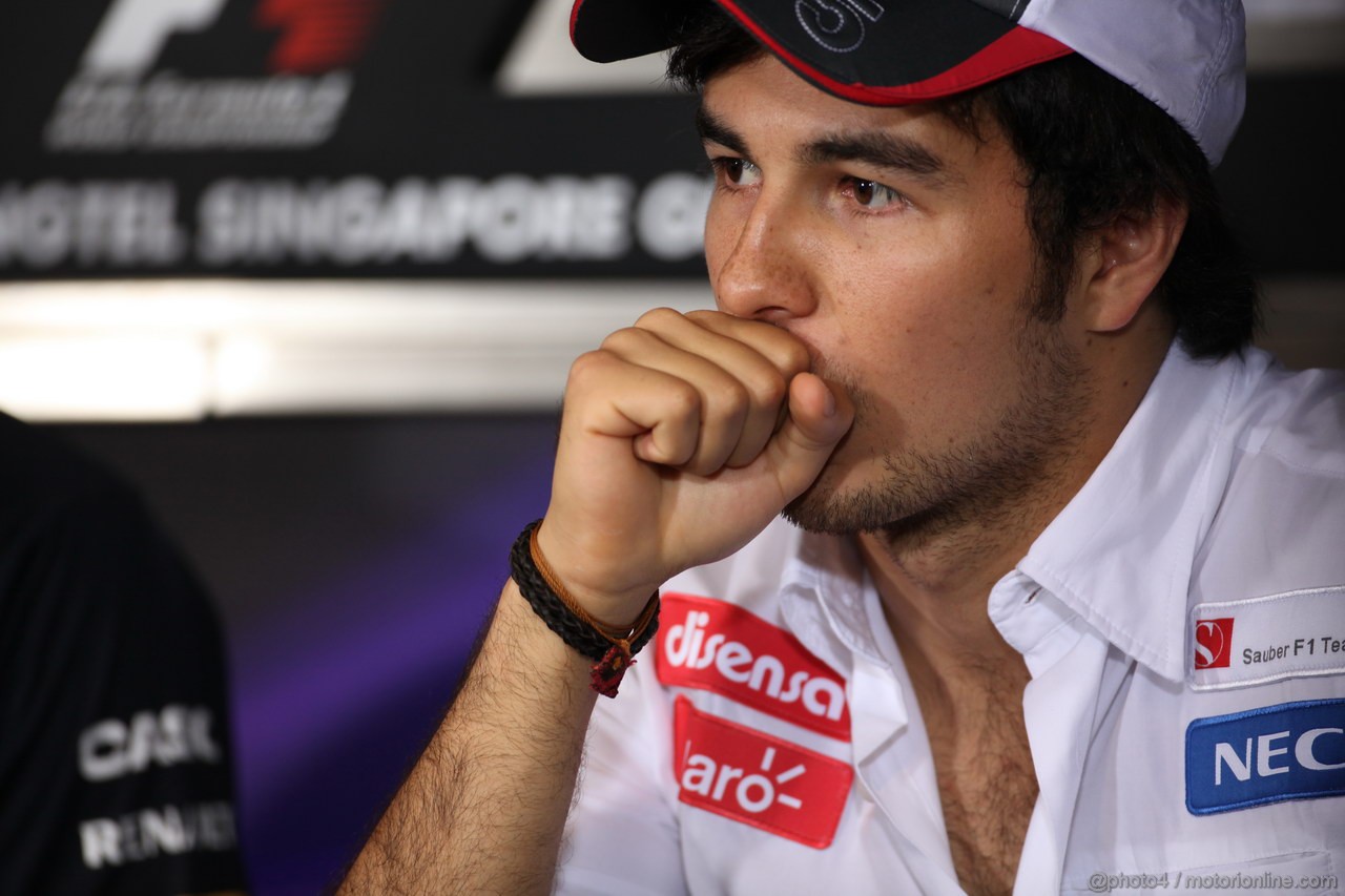 GP SINGAPORE, 20.09.2012 - Sergio Prez (MEX) Sauber F1 Team C31