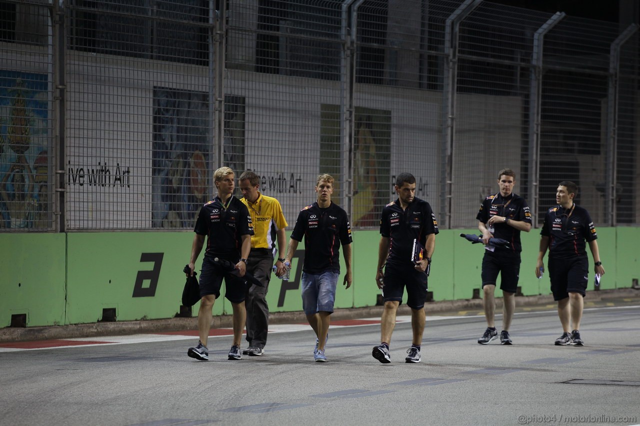 GP SINGAPORE, 20.09.2012 - Sebastian Vettel (GER) Red Bull Racing RB8