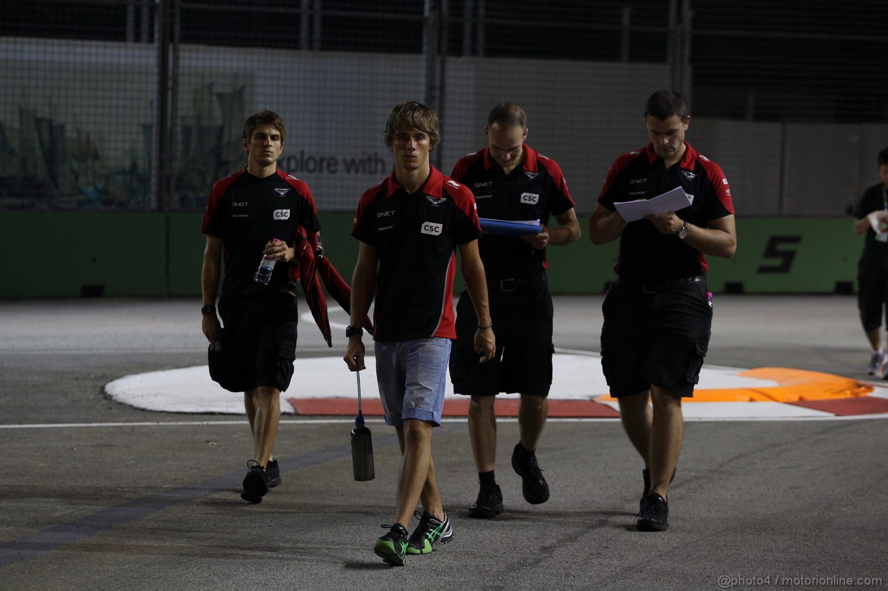 GP SINGAPORE, 20.09.2012 - Charles Pic (FRA) Marussia F1 Team MR01