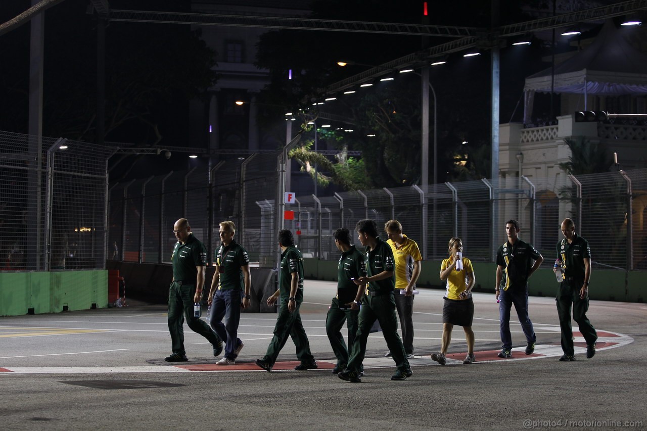 GP SINGAPORE, 20.09.2012 - Heikki Kovalainen (FIN) Caterham F1 Team CT01