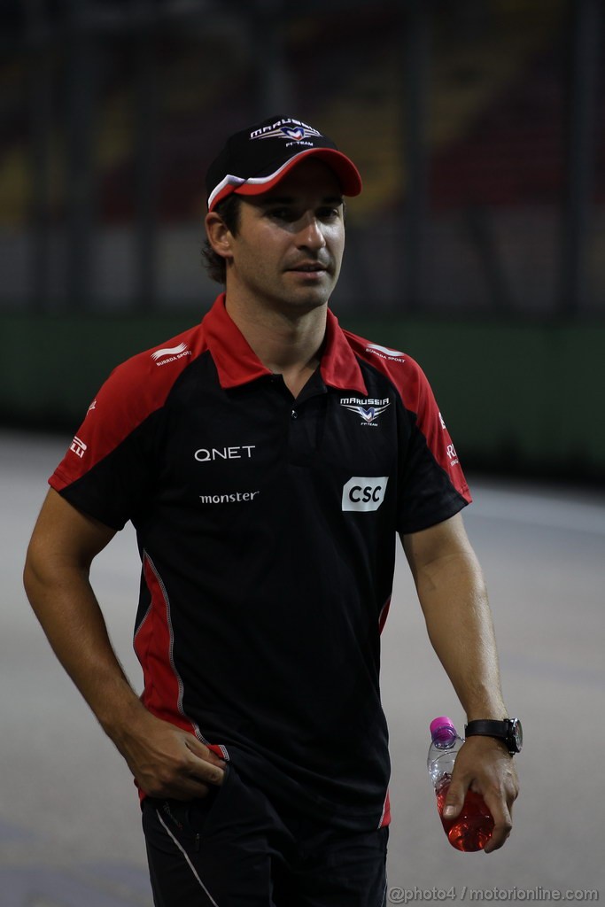 GP SINGAPORE, 20.09.2012 - Timo Glock (GER) Marussia F1 Team MR01