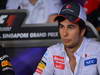 GP SINGAPORE, 20.09.2012 - Press Conference, Sergio Prez (MEX) Sauber F1 Team C31