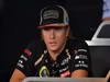 GP SINGAPORE, 20.09.2012 - Press Conference: Kimi Raikkonen (FIN) Lotus F1 Team E20