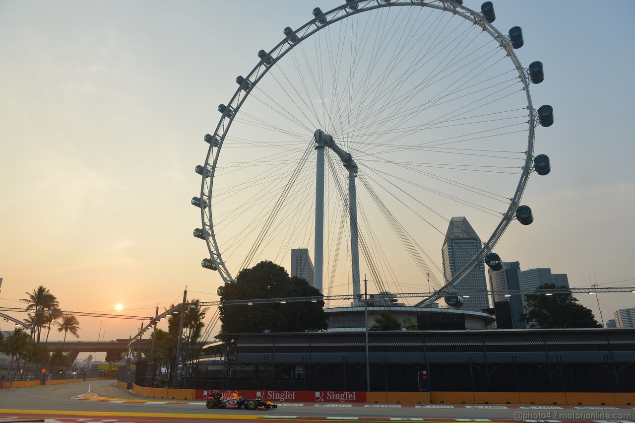 GP SINGAPORE, 22.09.2012 - Free practice 3, Sebastian Vettel (GER) Red Bull Racing RB8